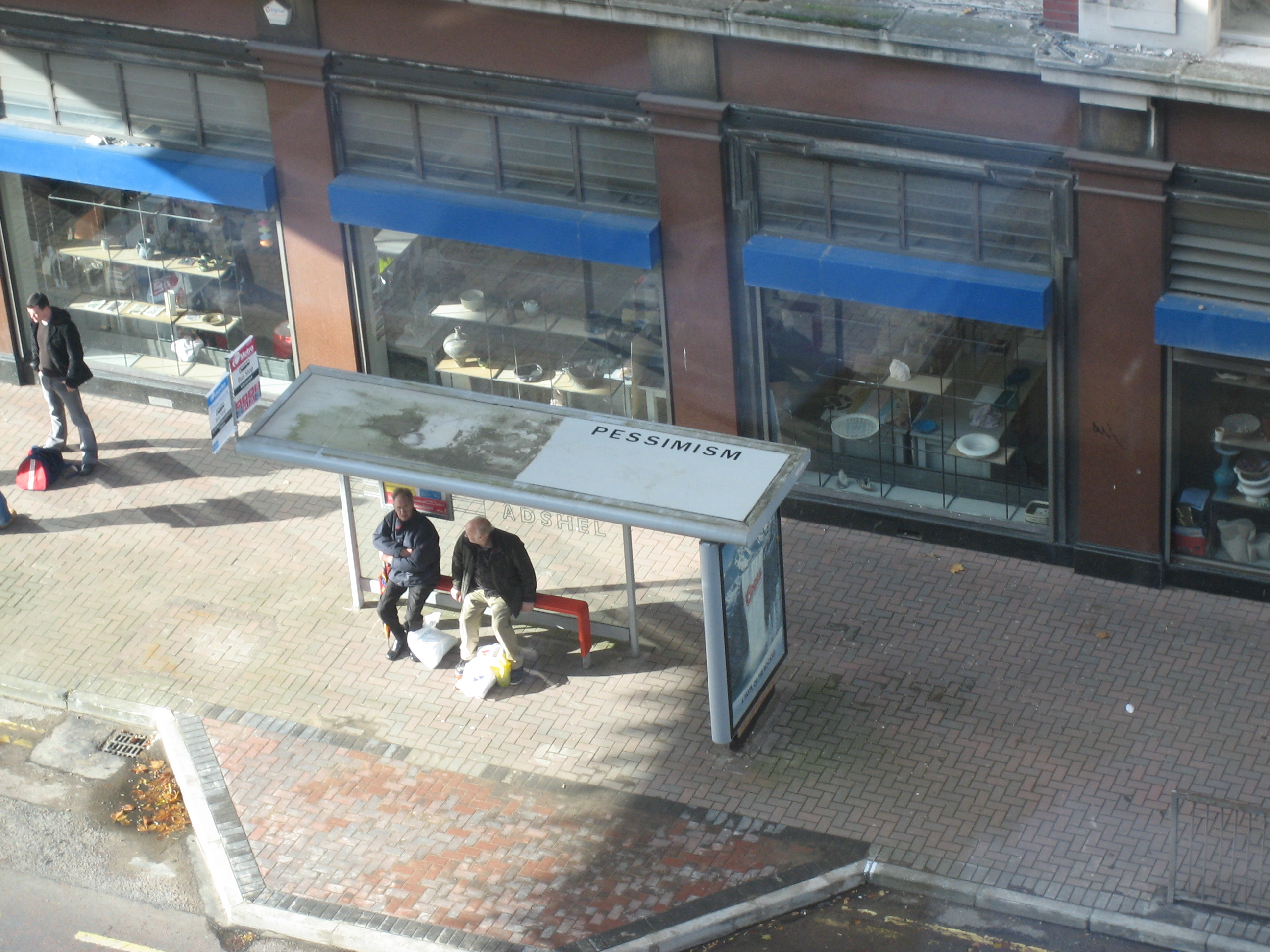 Pessimism / Optimism (Sadshel) 2006 (Site specific public intervention and performance)